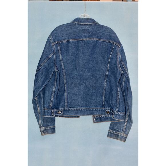 LEVI'S Trucker Blue Denim Jacket 70506-0216 USA Red Tab Size 46R - Picture 4 of 10